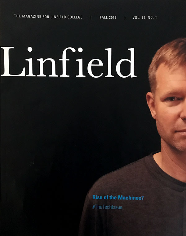 Cover of the Linfield Magazine Fall 2017 issue.