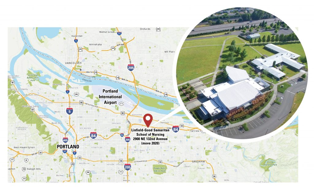 Portland campus map