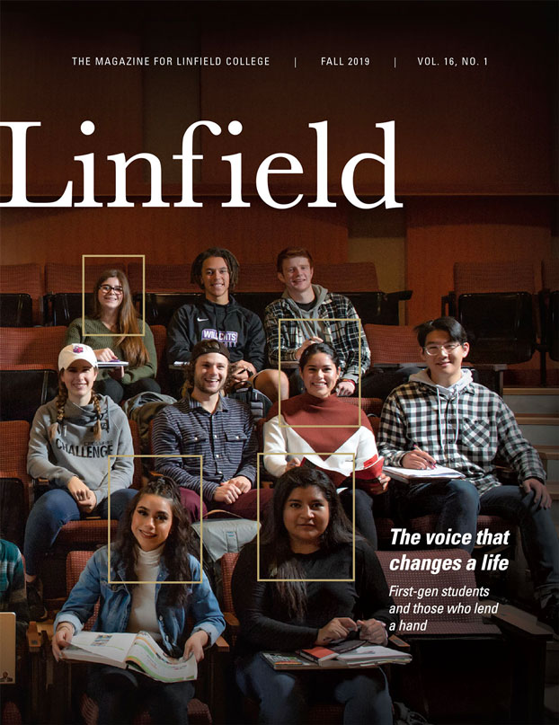 Cover of the Linfield Magazine Fall 2019 issue.