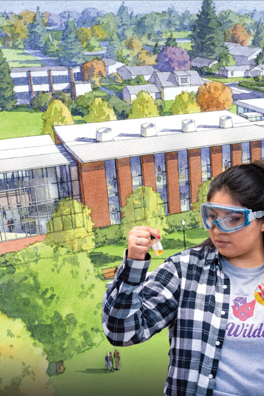 W.M. Keck Science Center rendering