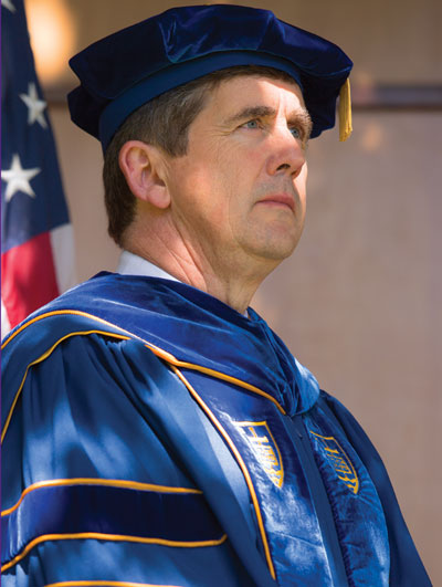 John McKeegan, formerly Linfield's VP for institutional advancement