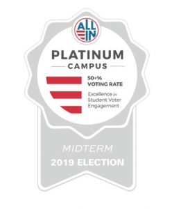 Linfield receives 2019 ALL IN platinum award