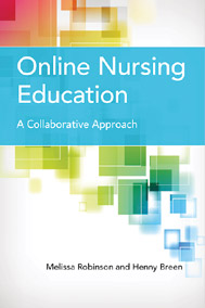 “Online Nursing Education: A Collaborative Approach” book cover