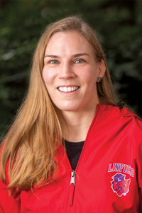 portrait of Alyssa Lampe, assistant wrestling coach