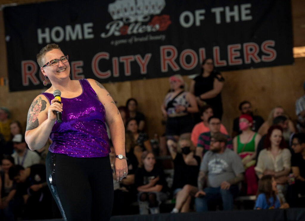 Jordan Ferris voice of Rose City Rollers'.